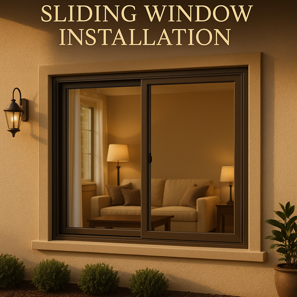 Sliding Window Installation