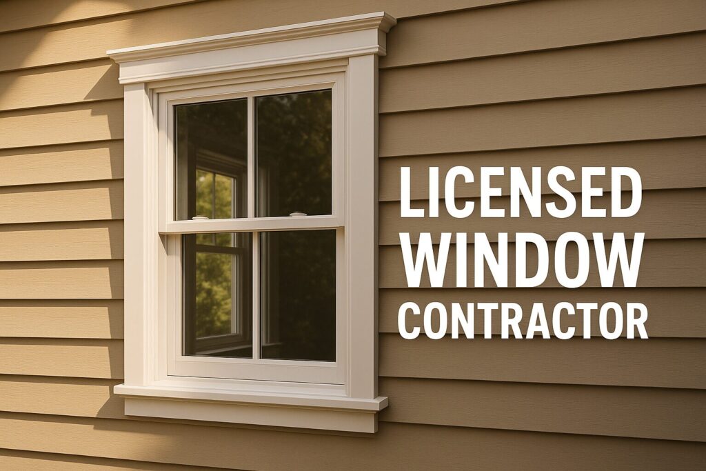 Licensed window contractor antelope