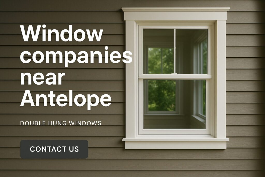 Window companies near antelope