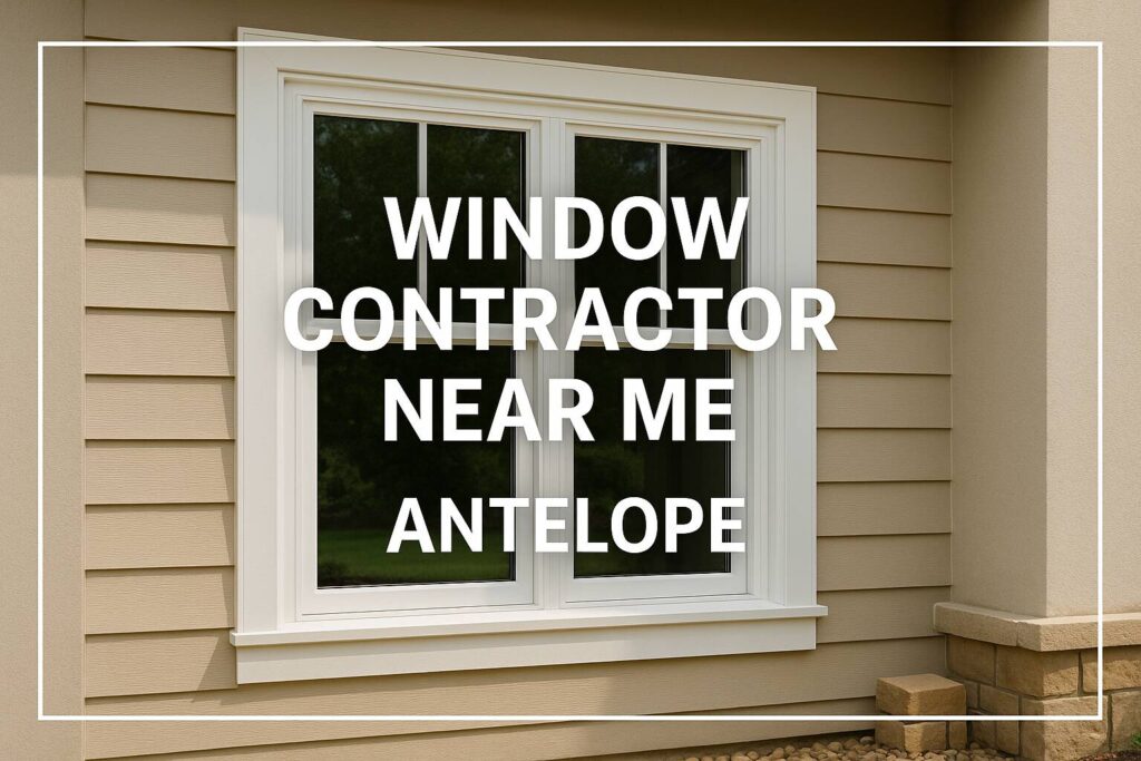 Window contractor near me antelope